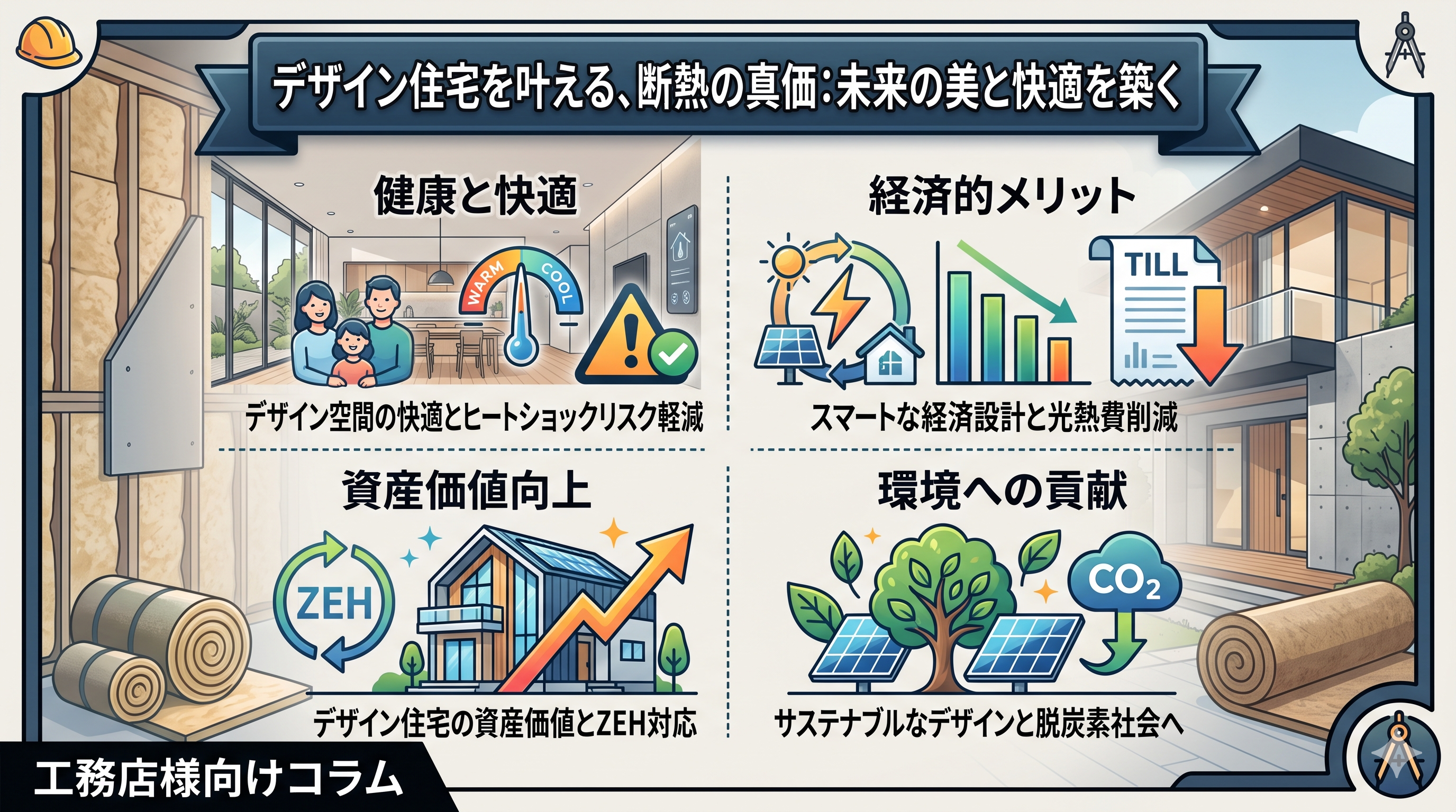 家づくりで断熱が大切な理由って？